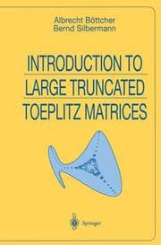 Cover von Introduction to Large Truncated Toeplitz Matrices