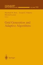 Cover von Grid Generation and Adaptive Algorithms