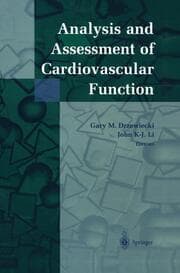 Cover von Analysis and Assessment of Cardiovascular Function