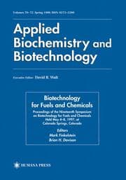 Cover von Biotechnology for Fuels and Chemicals