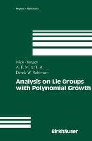 Cover von Analysis on Lie Groups with Polynomial Growth
