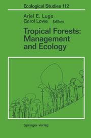 Cover von Tropical Forests: Management and Ecology