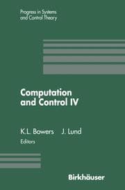 Cover von Computation and Control IV