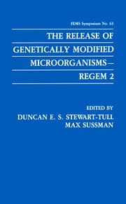 Cover von The Release of Genetically Modified MicroorganismsREGEM 2