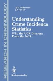 Cover von Understanding Crime Incidence Statistics