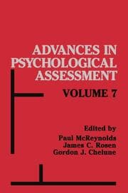 Cover von Advances in Psychological Assessment