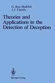Cover von Theories and Applications in the Detection of Deception
