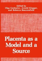 Cover von Placenta as a Model and a Source