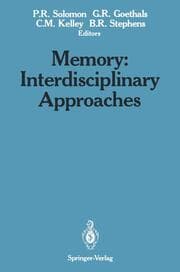 Cover von Memory: Interdisciplinary Approaches