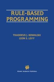 Cover von Rule-Based Programming