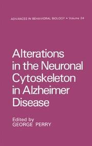 Cover von Alterations in the Neuronal Cytoskeleton in Alzheimer Disease