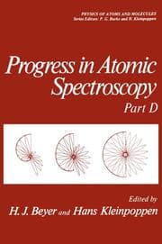 Cover von Progress in Atomic Spectroscopy
