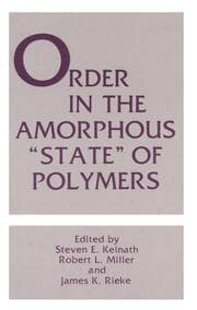 Cover von Order in the Amorphous State of Polymers