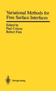 Cover von Variational Methods for Free Surface Interfaces