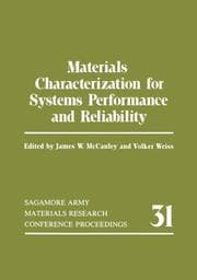 Cover von Materials Characterization for Systems Performance and Reliability
