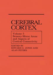 Cover von Sensory-Motor Areas and Aspects of Cortical Connectivity