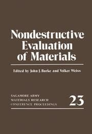 Cover von Nondestructive Evaluation of Materials