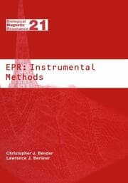 Cover von EPR: Instrumental Methods