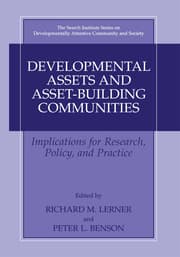 Cover von Developmental Assets and Asset-Building Communities