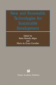 Cover von New and Renewable Technologies for Sustainable Development