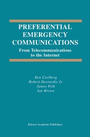 Cover von Preferential Emergency Communications