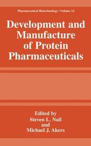 Cover von Development and Manufacture of Protein Pharmaceuticals