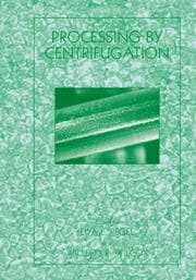 Cover von Processing by Centrifugation