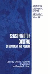 Cover von Sensorimotor Control of Movement and Posture