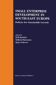 Cover von Small Enterprise Development in South-East Europe