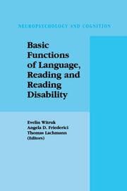 Cover von Basic Functions of Language, Reading and Reading Disability