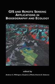 Cover von GIS and Remote Sensing Applications in Biogeography and Ecology