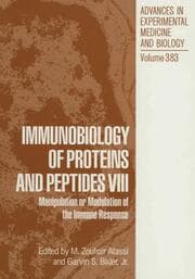 Cover von Immunobiology of Proteins and Peptides VIII