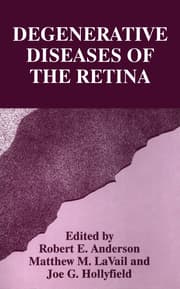 Cover von Degenerative Diseases of the Retina
