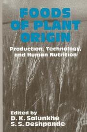 Cover von Foods of Plant Origin