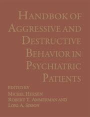 Cover von Handbook of Aggressive and Destructive Behavior in Psychiatric Patients