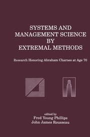 Cover von Systems and Management Science by Extremal Methods