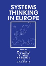 Cover von Systems Thinking in Europe