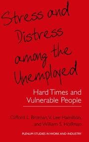 Cover von Stress and Distress among the Unemployed