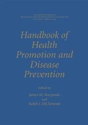 Cover von Handbook of Health Promotion and Disease Prevention