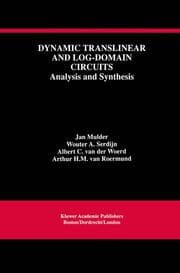 Cover von Dynamic Translinear and Log-Domain Circuits