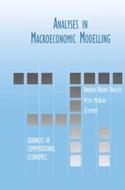 Cover von Analyses in Macroeconomic Modelling