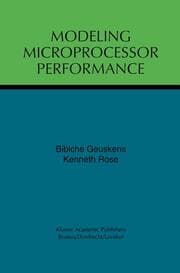 Cover von Modeling Microprocessor Performance