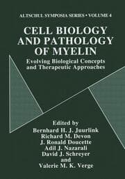 Cover von Cell Biology and Pathology of Myelin