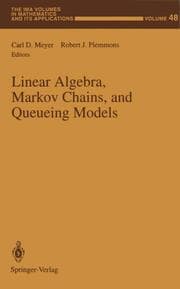 Cover von Linear Algebra, Markov Chains, and Queueing Models
