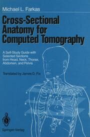 Cover von Cross-Sectional Anatomy for Computed Tomography