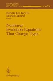 Cover von Nonlinear Evolution Equations That Change Type