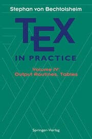 Cover von TEX in Practice