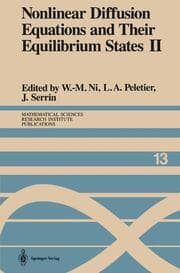 Cover von Nonlinear Diffusion Equations and Their Equilibrium States II