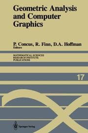 Cover von Geometric Analysis and Computer Graphics