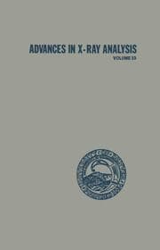 Cover von Advances in X-Ray Analysis